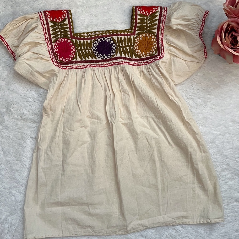 Mexican Boho Aguacatenango Top XL